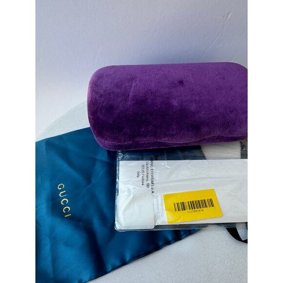 Gucci Retro Black Pink / Purple Sunglasses main image 10